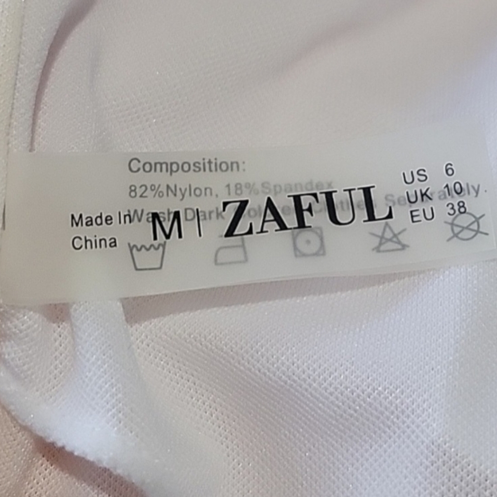 SWIMWEAR BUNDLE ZAFUL AND CUPSHE BIKINI AND FLORAL TANKINI TOP - Picture 9 of 16